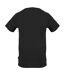 Mens Logo Crew Neck Regular T-shirt Black Aquascutum-2