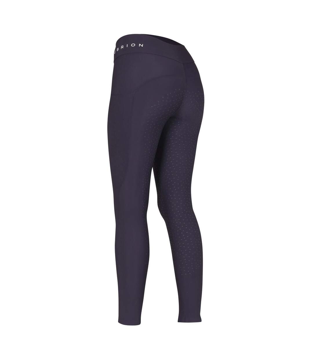 Womens/ladies laminated horse riding tights navy Aubrion