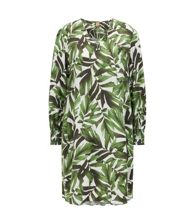 Robe Tunique C_decalma Femme Vert Boss