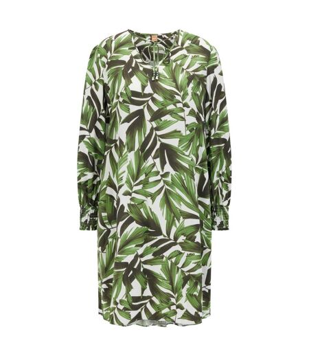 Robe Tunique C_decalma Femme Vert Boss