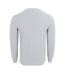 Mens Knitted Crew Neck Jumper Light Grey Firetrap-2