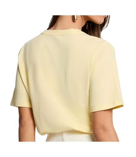 T-Shirt jaune femme morgan defi