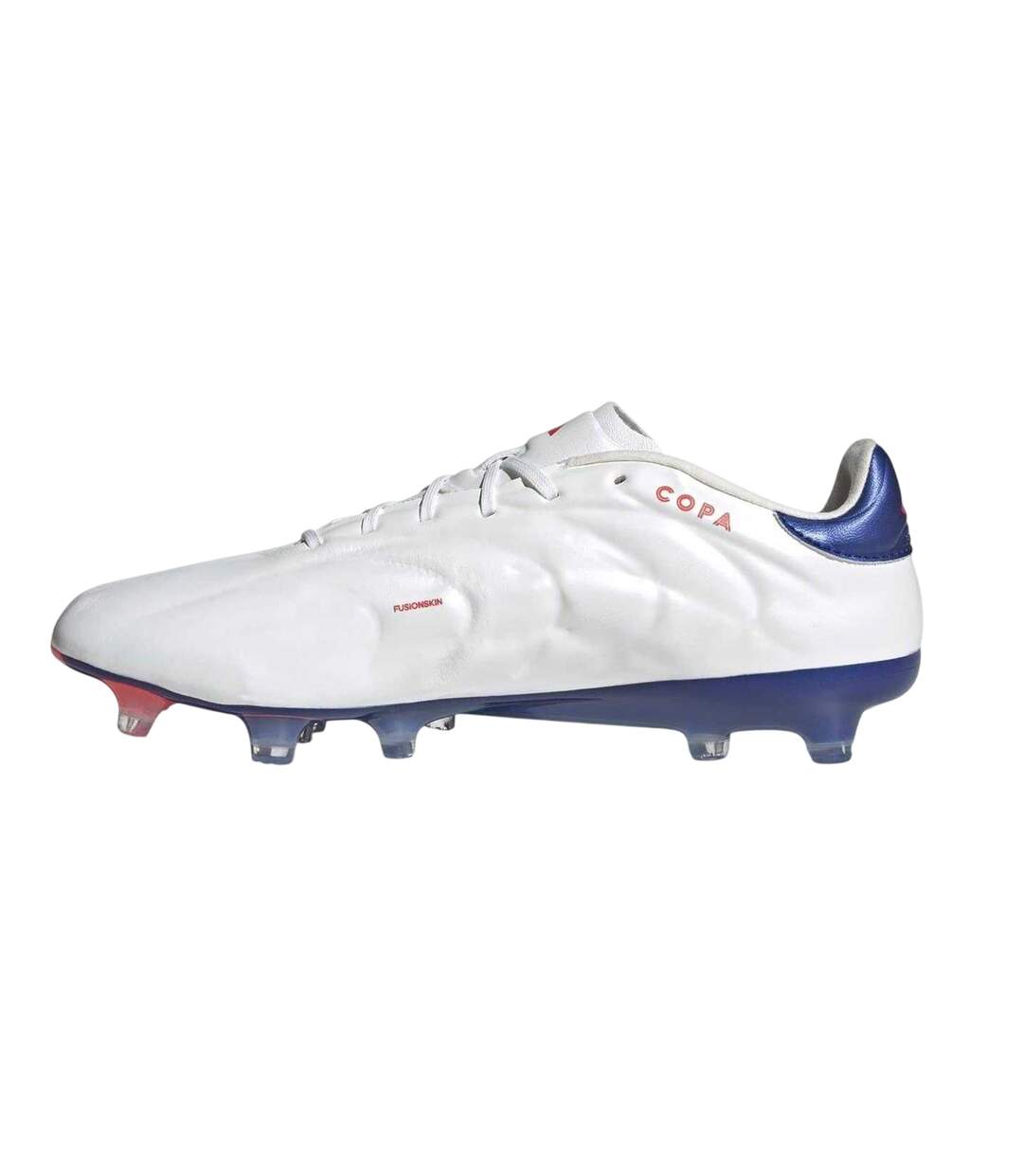 Mens Copa Pure Elite Calf Leather Firm Ground Football Boots White Blue Adidas-3