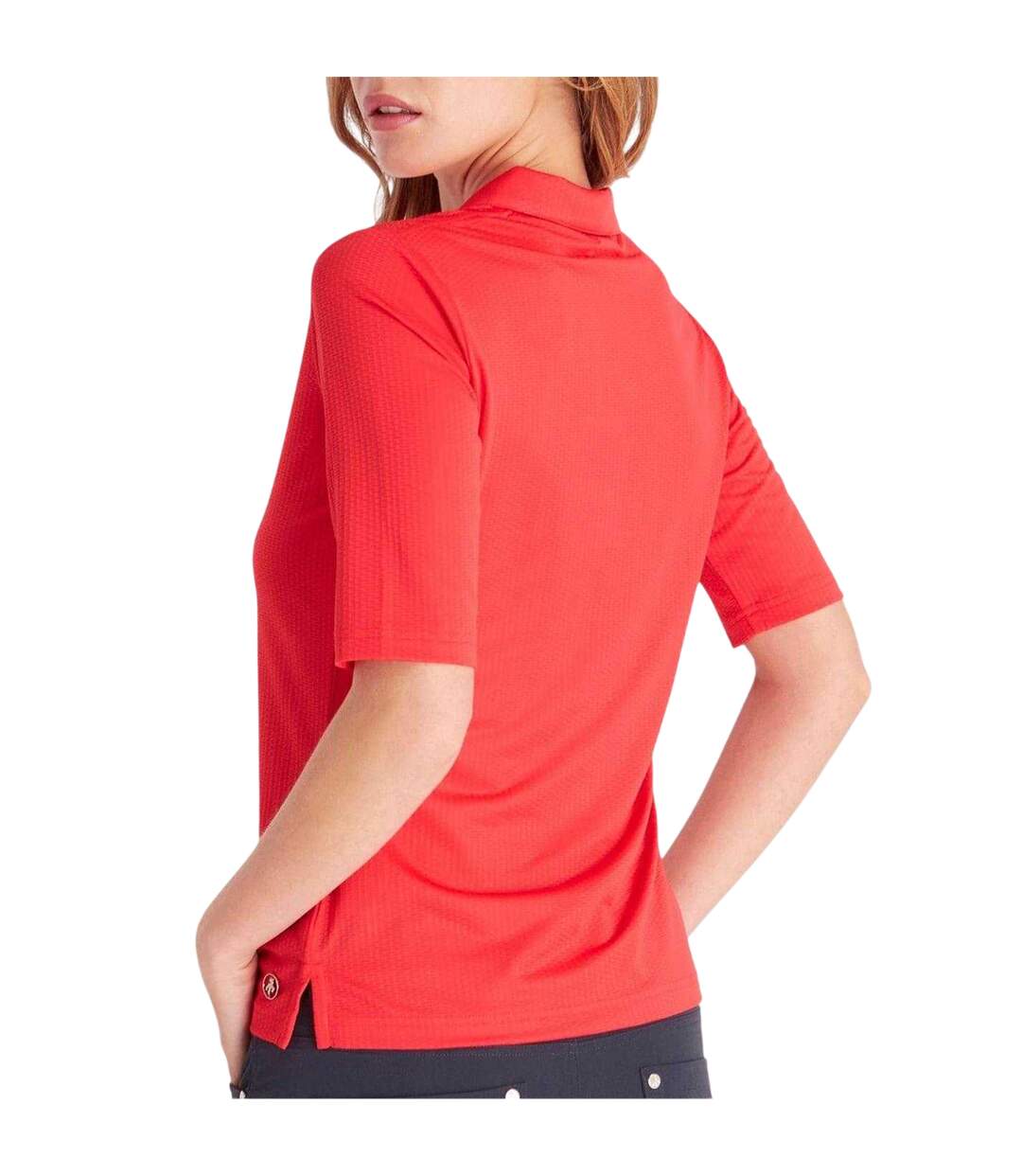 Polo Golf Femme Rouge Coquelicot Calvin Klein-2