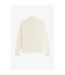 Mens Logo Half Zip Sweatshirt Ecru Fred Perry-2