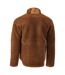 Mens Customized Zipped Jacket Nut Brown Mascot-2