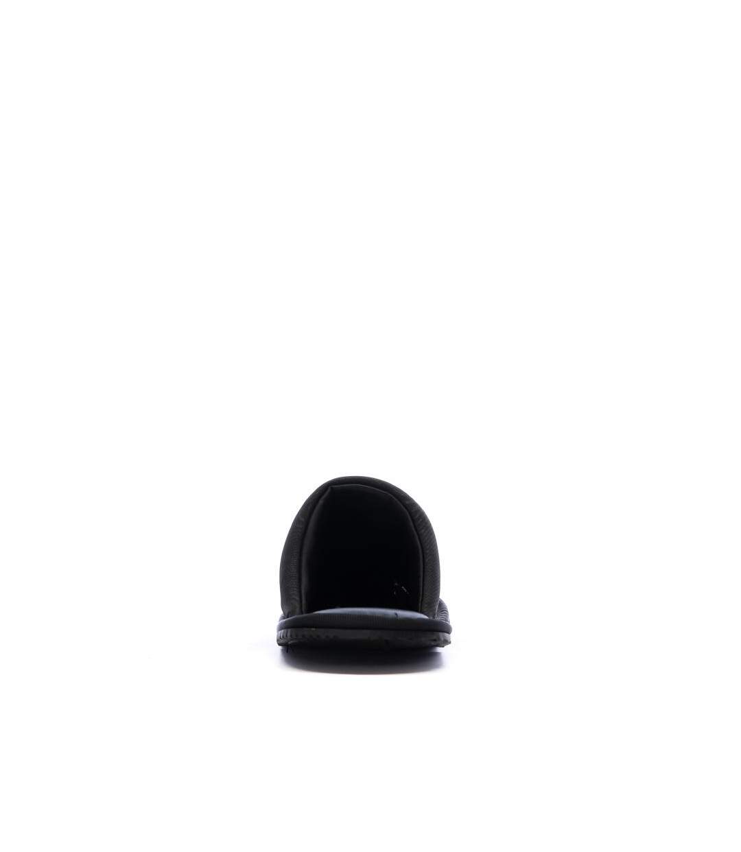Chaussons noir femme calvin klein jeans slipper satin moire-3