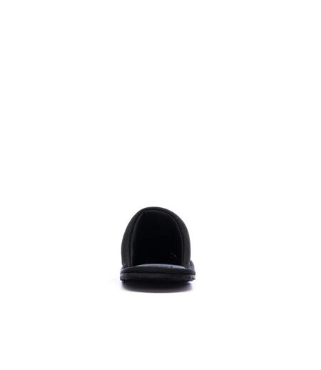 Chaussons noir femme calvin klein jeans slipper satin moire