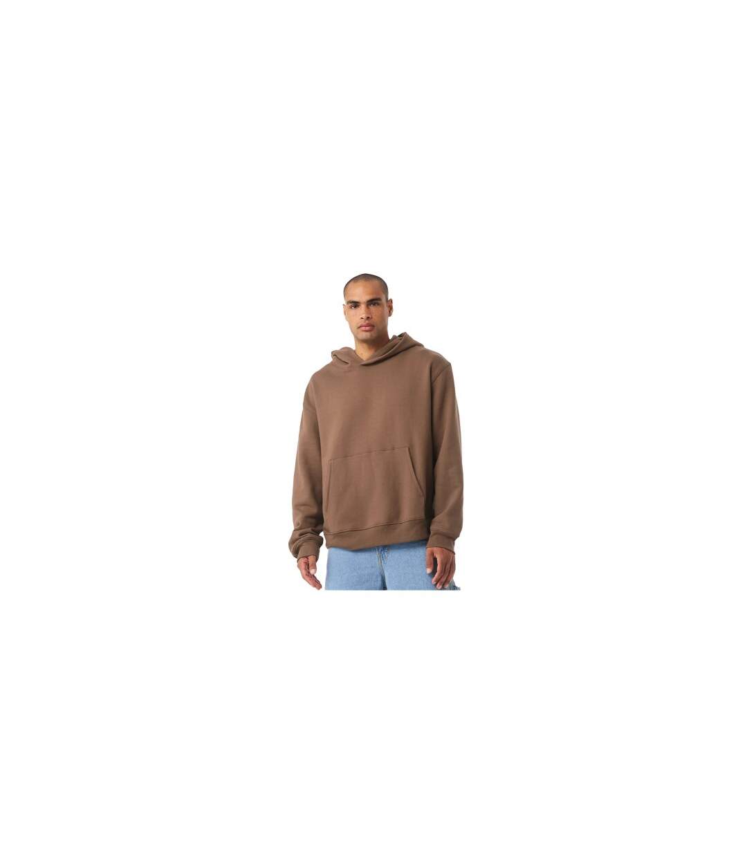 Sweat À Capuche Femme Vieux Marron Bella + Canvas-1