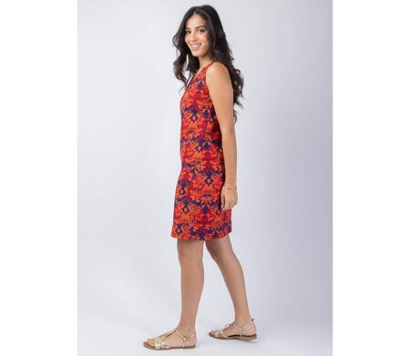 Robe courte femme été MARLA imprimé ethnique original Coton Du Monde