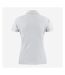 Womens/ladies surf polo shirt white Printer