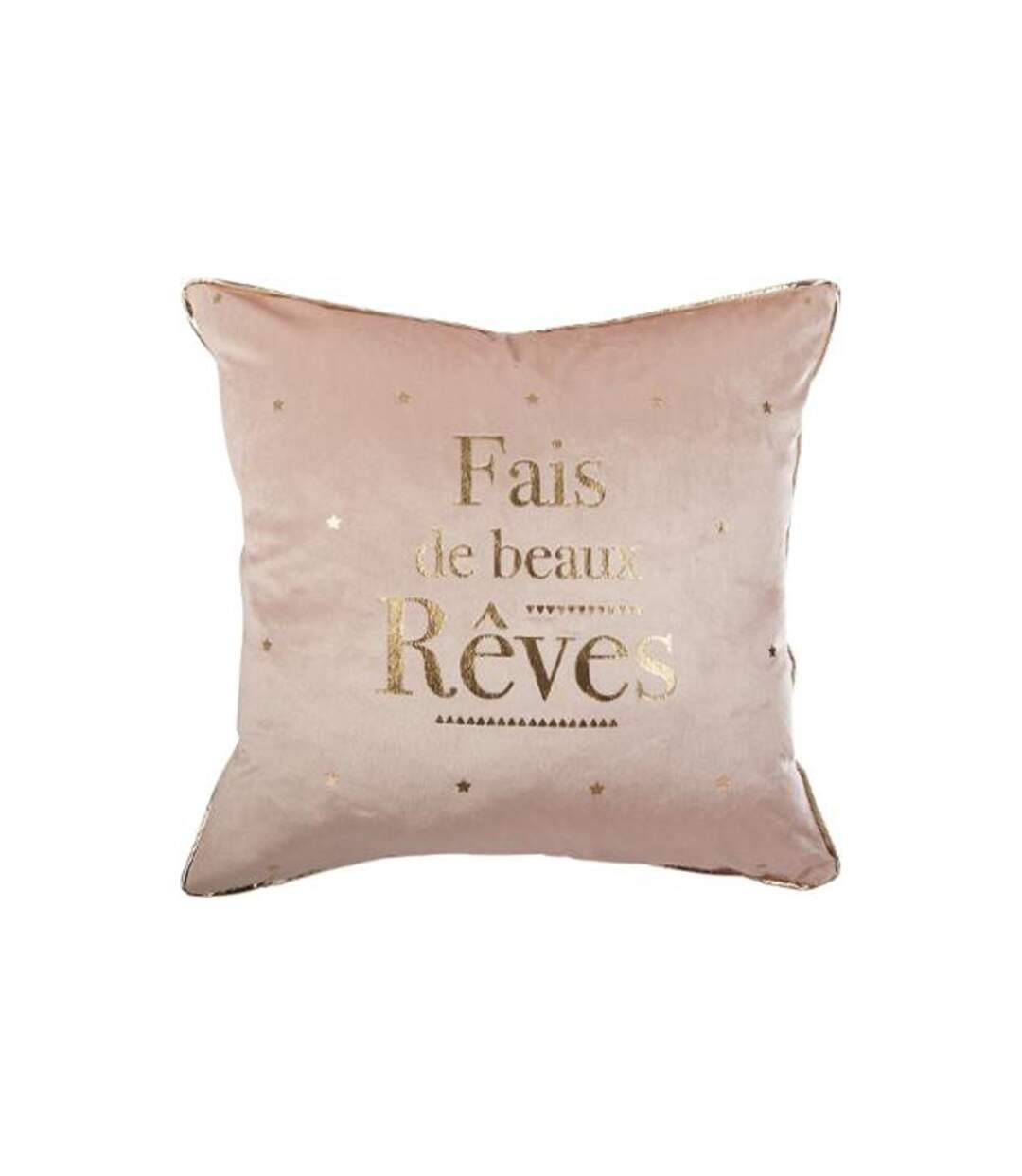 Coussin Déco Rêves 40x40cm Rose-1