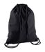 Cotton Drawstring Bag One Size Black Black Westford Mill-1