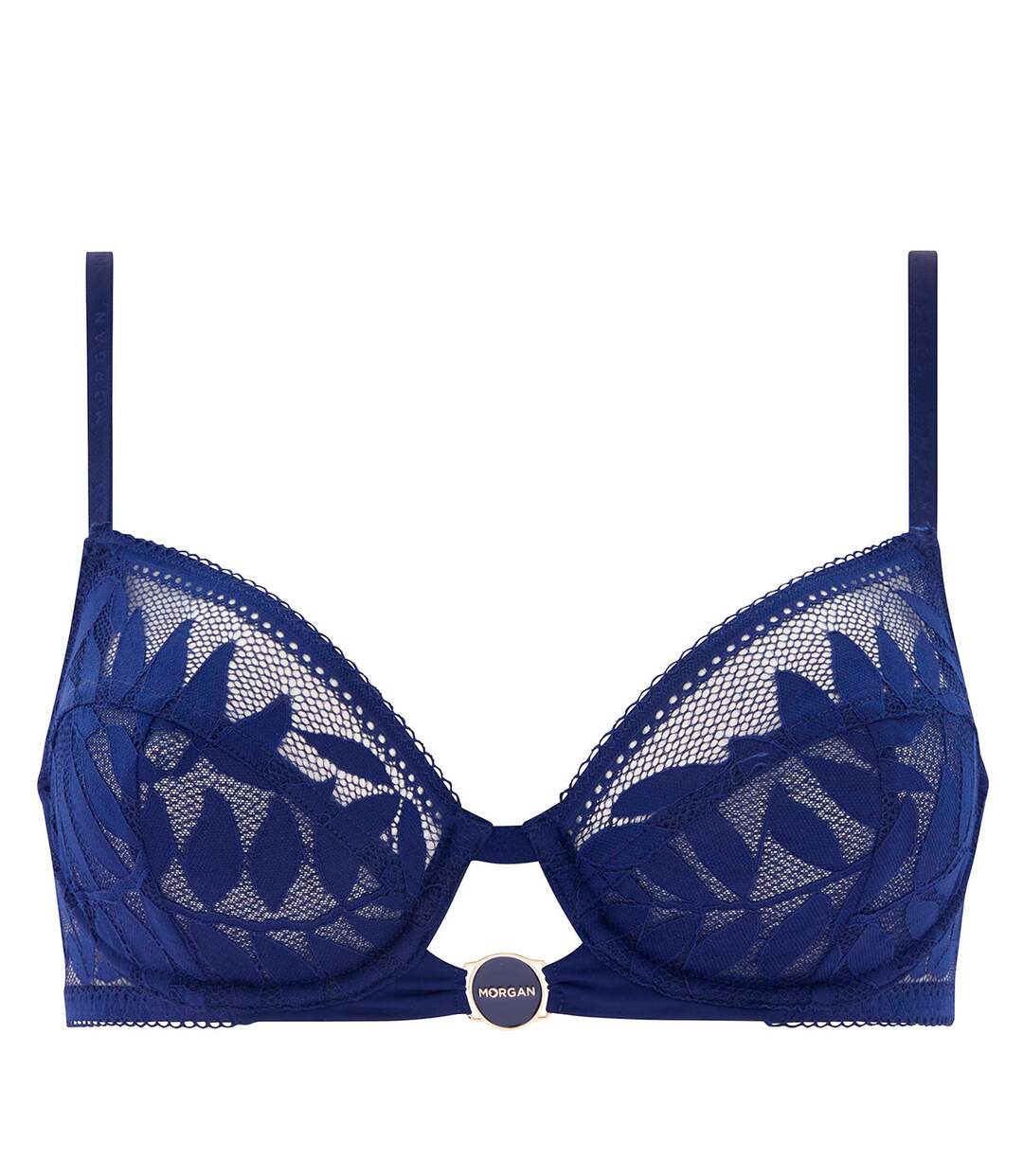 Soutien-gorge armatures bleu marine Lina-1