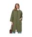 Womens/ladies Heidi Quilted Trench Coat Khaki Green Raffya-4