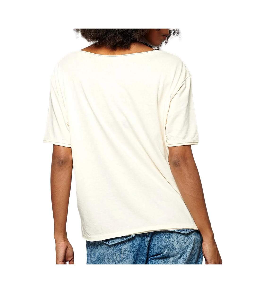 T-shirt ecru femme kaporal sprit-2