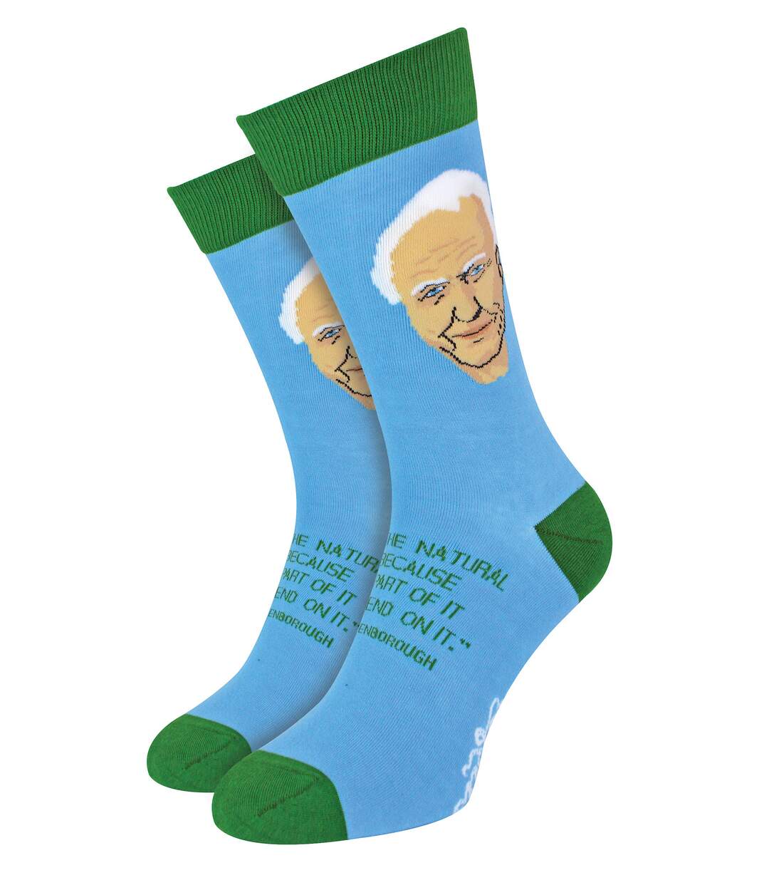 Chaussettes Attenborough | Soctopus | Chaussettes Rigolotes Coton | Cadeau Noel