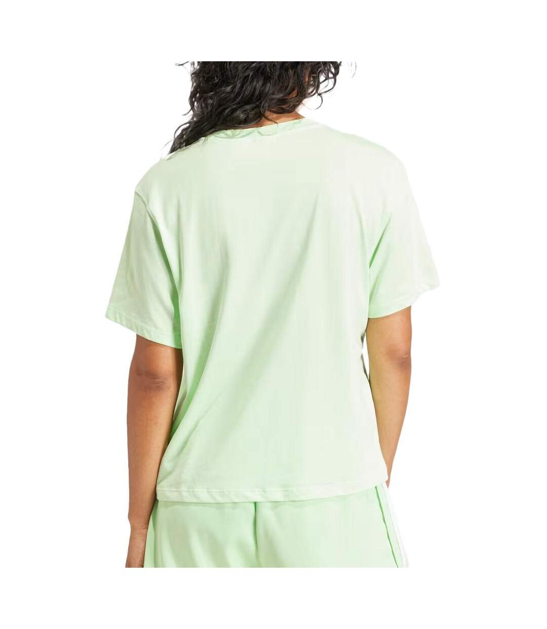 T-shirt vert femme adidas boxy - l-2