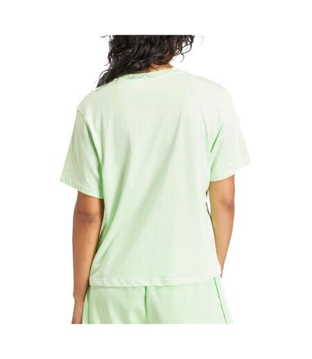 T-shirt vert femme adidas boxy - l