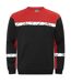 Mens Progression Hi-vis Sweatshirt Black Red Projob-1