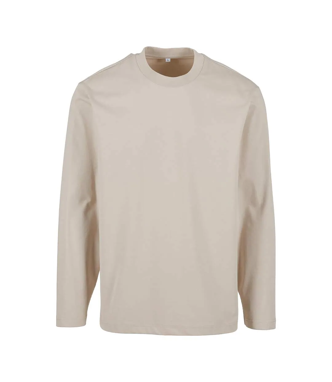 T-shirt Manches Longues Homme Blanc Build Your Brand-1