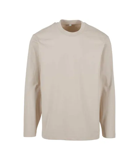 T-shirt Manches Longues Homme Blanc Build Your Brand