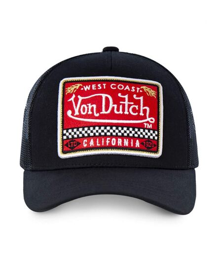 Casquette baseball filet Von Dutch West Coast Noir