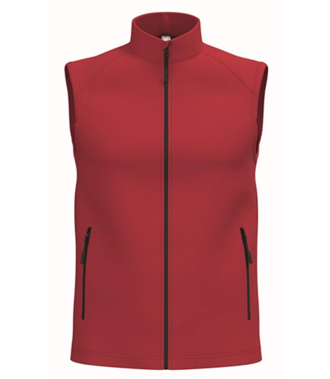 Softshell sans manches - Unisexe - IB413 - rouge-2