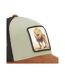 Casquette trucker avec filet souple en coton avec patch Lion Hatfield-3