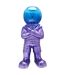 Statuette Astronaute Electroplate 33cm Multicolore-2