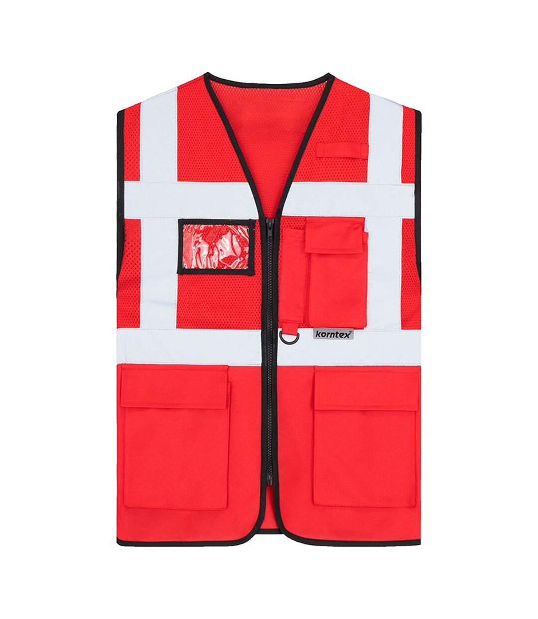 Gilet Haute Visibilité Athens Adulte Rouge Korntex-1