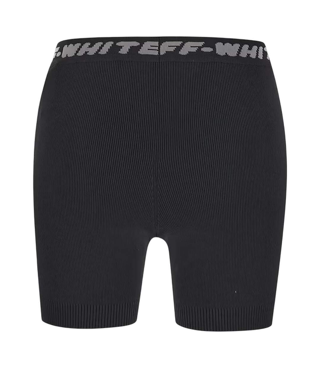 Short Motif/style Logo Femme Noir Gris Off White-3