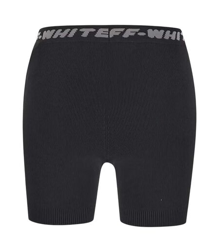 Short Motif/style Logo Femme Noir Gris Off White