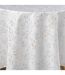 Nappe Antitache Ronde Imprimé Lonigold 180cm Blanc-2