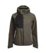 Womens/ladies Oxygen Soft Shell Jacket Olive Green Black Jobman-1