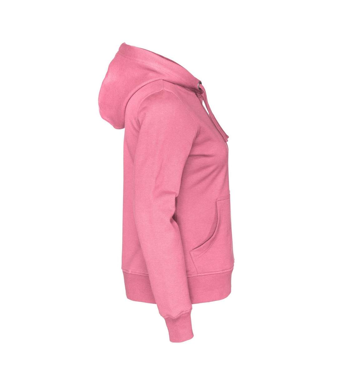 Sweat à capuche femme rose Cottover-4