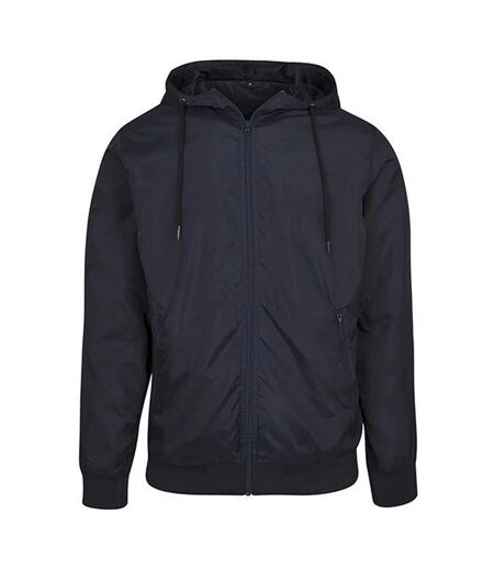 Veste Windrunner Homme Bleu Marine Build Your Brand