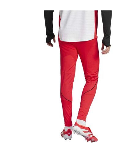 Mens Tiro 25 Pro Training Tracksuit Bottoms Ruby Red Adidas