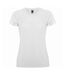 Roly Womens/Ladies Montecarlo Short-Sleeved Sports T-Shirt (White)