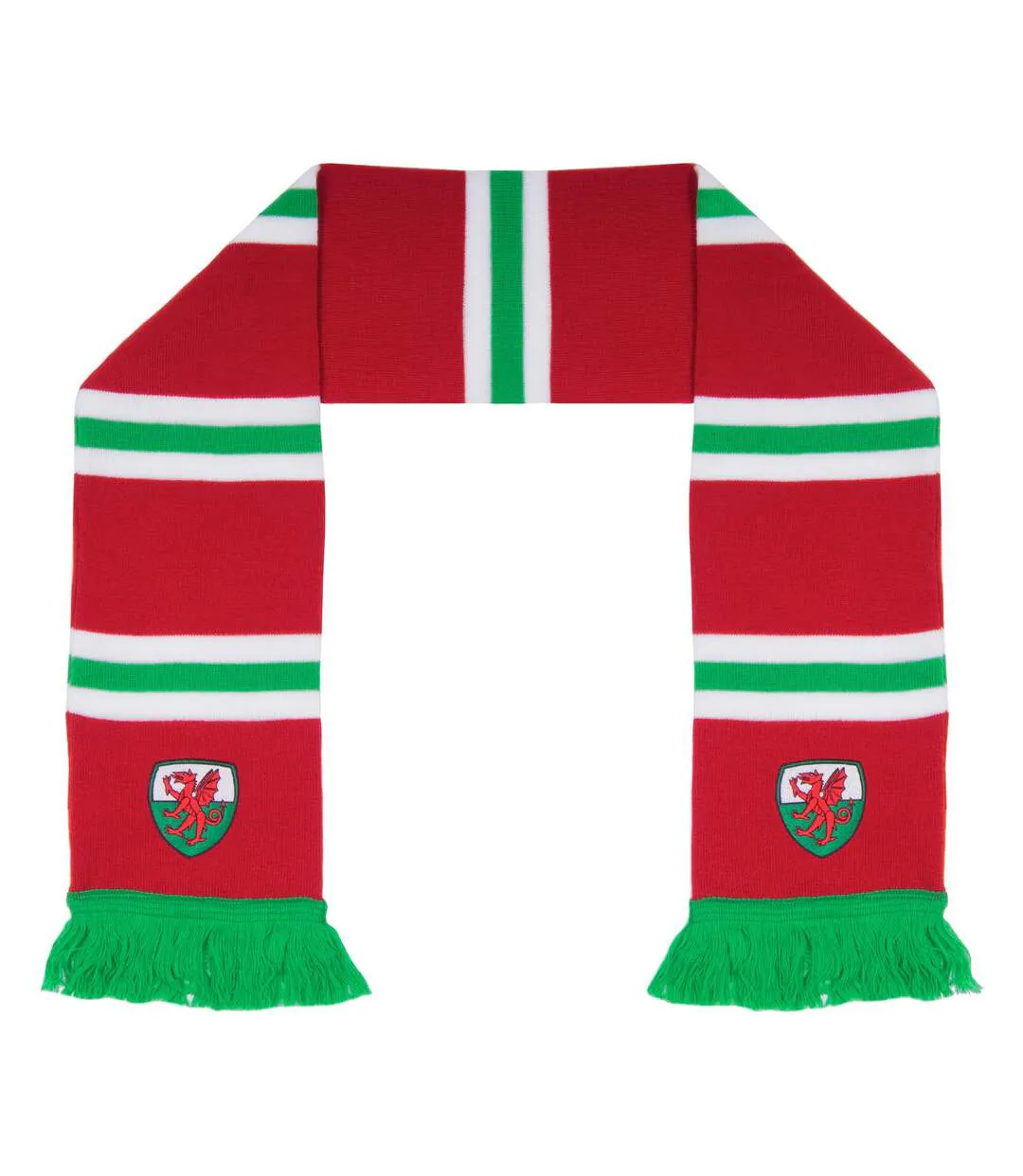 Ensemble Bonnet Et Écharpe Wales Adulte Taille Unique Rouge Blanc Vert Fan Originals-3