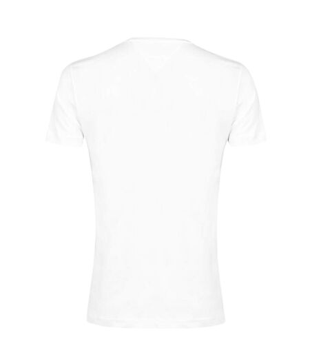 T-shirt Motif/style Logo Sur Poitrine Femme Blanc Tommy Hilfiger