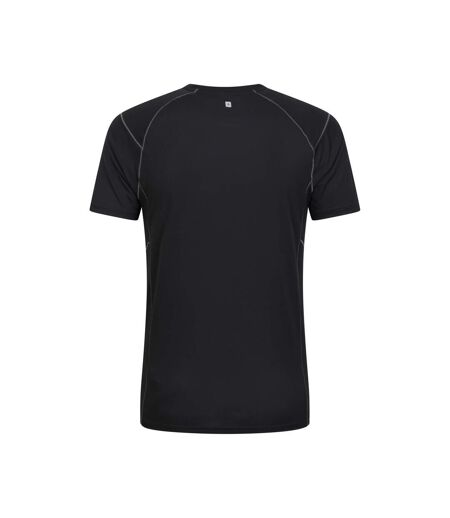 Mountain Warehouse Mens Approach Lightweight Hiking T-Shirt (Black)
