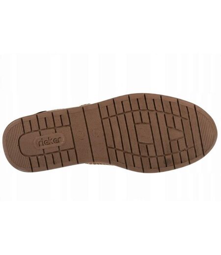 Mocassins Style Alvéolé Homme Marron Rieker