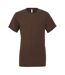 Canvas Triblend Crew Neck T-Shirt / Mens Short Sleeve T-Shirt (Maroon Triblend) - UTBC168