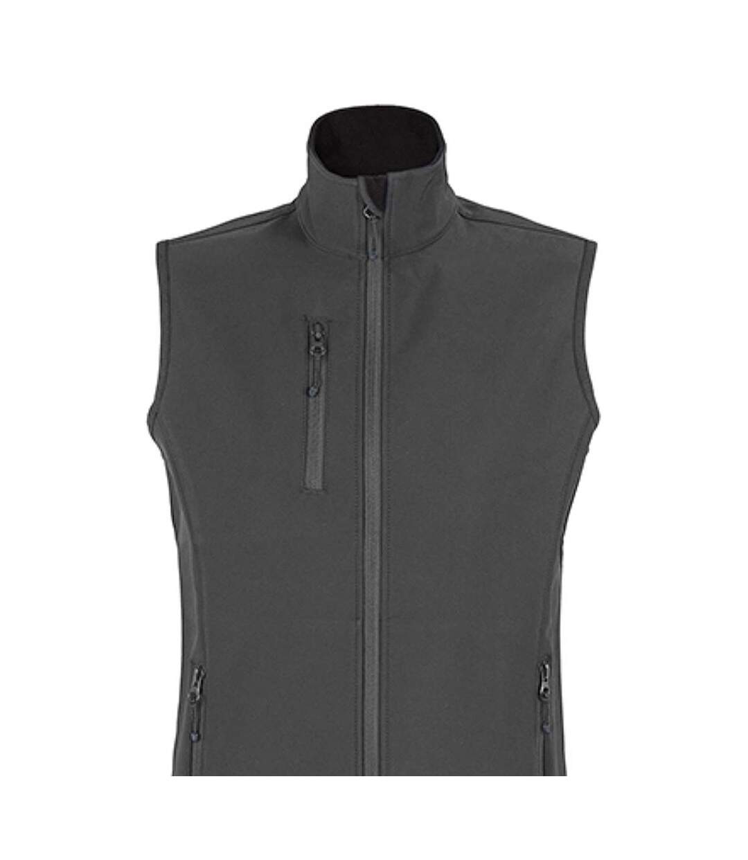 Veste Sans Manches Falcon Femme Gris Charbon Uni SOLS-2
