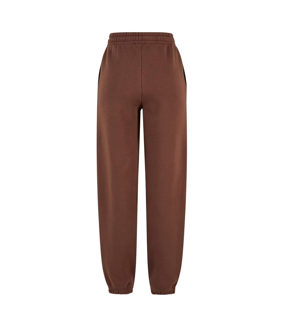 Bas De Jogging Duveteux Pour Femmes/femmes Brun Chocolat Build Your Brand-2