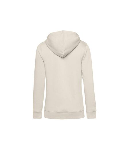 Sweat à capuche femme blanc cassé B&C