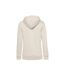 Sweat à capuche femme blanc cassé B&C-2