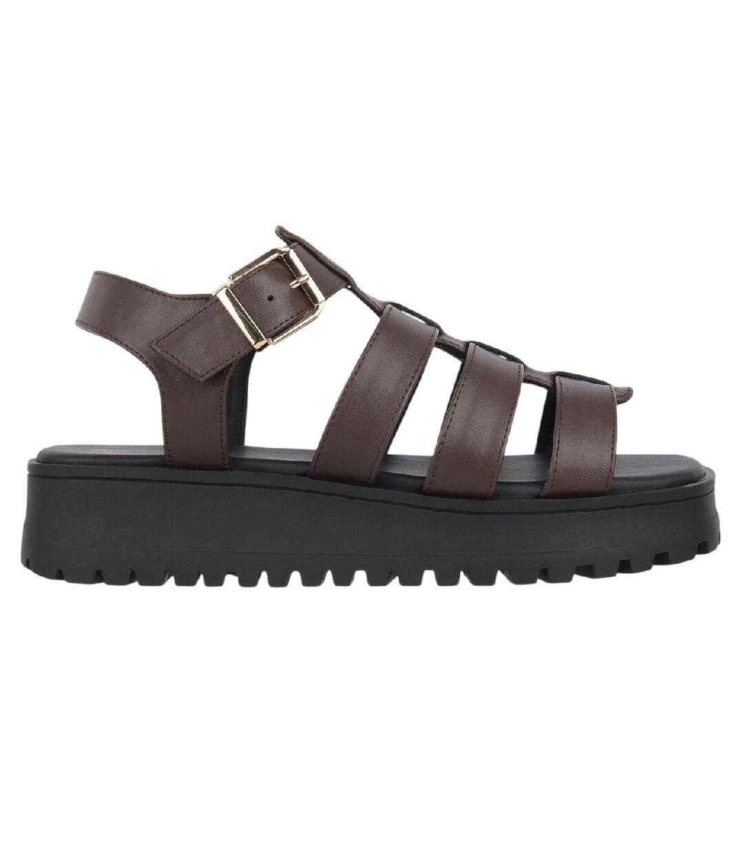 Sandales Motif/style Gladiateur Femme Taupe Jack Wills-1