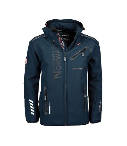 Veste Softshell Marine Noir Homme Geographical Norway Royaute - L